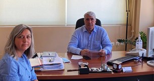 Συνάντηση Κεδίκογλου με την Πρόεδρο του Συλλόγου Γονέων και Κηδεμόνων 1ου Γυμνασίου Χαλκίδας