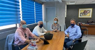 Επίσκεψη του Υφυπ. Αγροτικής Ανάπτυξης και Τροφίμων στη Δήμαρχο Χαλκιδέων