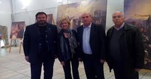 Εγκαινίαση της έκθεσης έργων του Θ. Βρυζάκη στη Λιβαδειά Εγκαινίαση της έκθεσης έργων του Θ. Βρυζάκη στη Λιβαδειά