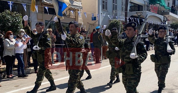 Mε λαμπρότητα πραγματοποιήθηκε ο εορτασμός της 25ης Μαρτίου στη Θήβα