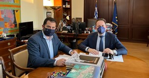 Συνάντηση Σπανού-Πέτσα - Στο επίκεντρο η χρηματοδότηση έργων και δράσεων στη Στερεά