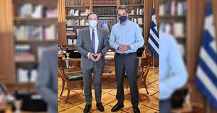 Συνάντηση Μητσοτάκη-Μπούγα για τα έργα στη Φωκίδα