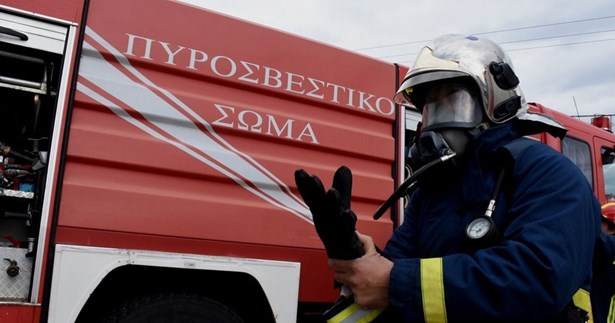 Φορτηγό στα Βάγια Θηβών έγινε παρανάλωμα του πυρός