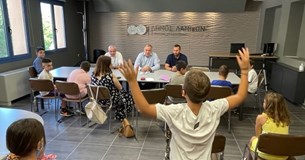 Το βιβλίο τους «παρουσίασαν» στον Δήμαρχο Λαμιέων μαθητές του 2ου Δημοτικού Λαμίας