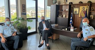 Επίσκεψη του Σπ. Πνευματικού στο Δασαρχείο Χαλκίδας και την Α.Δ. Ευβοίας