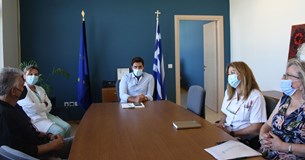 Επίσκεψη του Σπ. Πνευματικού στο Γ.Ν. Χαλκίδας