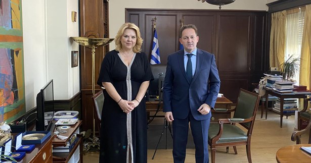 Συνάντηση της Δημάρχου Χαλκιδέων με τον Αναπληρωτή Υπουργό Εσωτερικών Στ. Πέτσα
