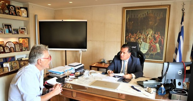 Συνάντηση Πνευματικού-Γεωργιάδη για έργα υποδομών στην Εύβοια