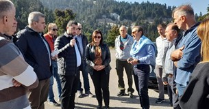 Έργα στο Δήμο Αμφίκλειας-Ελάτειας επέβλεψε ο Περιφερειάρχης Φάνης Σπανός