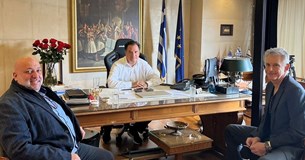 Συνάντηση Πνευματικού-Γεωργιάδη για την ολοκλήρωση ενός έργου ζωτικής σημασίας για τη Βόρεια Εύβοια