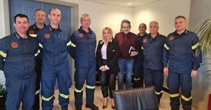 Επίσκεψη του Συντονιστή Π.Υ. Στερεάς Ελλάδας-Θεσσαλίας στην Αντιπεριφερειάρχη Π.Ε. Βοιωτίας