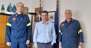 Τον διοικητή της Π.Υ. Βοιωτίας συνάντησε ο Δήμαρχος Αλιάρτου-Θεσπιέων
