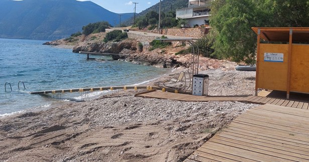 Τοποθετήθηκαν στις παραλίες Σαράντι, Αγ. Βασίλειο και Αλυκή ράμπες πρόσβασης ΑμεΑ
