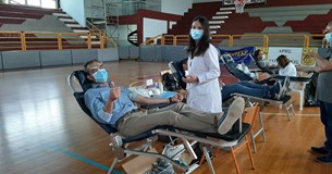 55 φιάλες αίμα από τη 2η Εθελοντική Αιμοδοσία του Δήμου Θηβαίων 55 φιάλες αίμα από τη 2η Εθελοντική Αιμοδοσία του Δήμου Θηβαίων