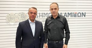 Τον Δήμαρχο Λαμιέων συνάντησε ο Υπ. Υποδομών και Μεταφορών