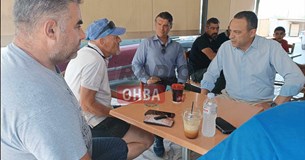 Επίσκεψη αστραπή του προέδρου των Σπαρτιατών Βασίλη Στίγκα στην Κωπαΐδα