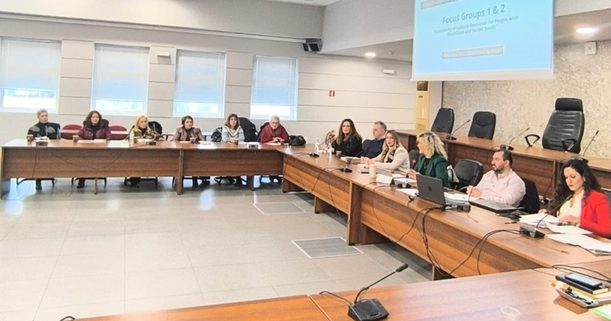 Παρουσιάστηκαν και συζητήθηκαν σε «Oμάδες Eστιασμένης Συζήτησης» τα αποτελέσματα έρευνας για την πρόσβαση ΑμεΑ σε πολιτιστικούς χώρους