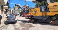 Ασφαλτοστρώσεις στη Λιβαδειά (ΦΩΤΟ)