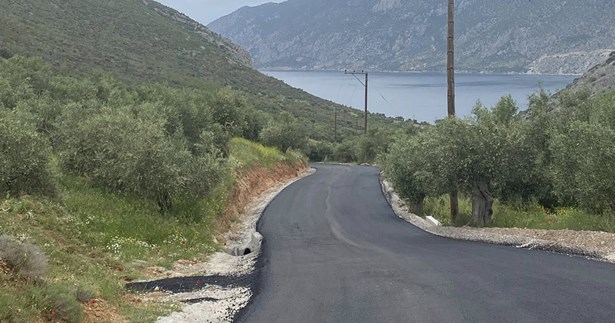 Ολοκληρώθηκε η ασφαλτόστρωση της οδού που καταλήγει στο Καλαμάκι Θηβών