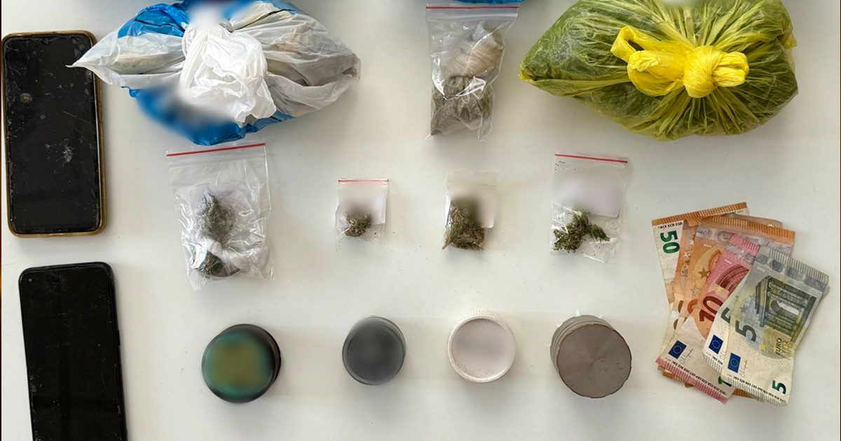Δύο συλλήψεις ημεδαπών στη Λαμία για ναρκωτικά