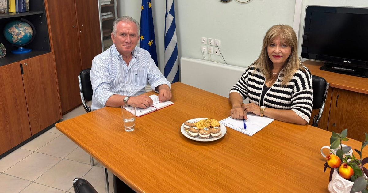 Επίσκεψη Μουλκιώτη στις Διευθύνσεις Πρωτοβάθμιας και Δευτεροβάθμιας Εκπαίδευσης Βοιωτίας