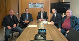 Ο Δήμαρχος Ορχομενού στο Υπουργείο Υποδομών για την πεζογέφυρα του Κάστρου