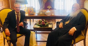 Συνάντηση του Δημάρχου Θηβαίων με τον Αρχιεπίσκοπο