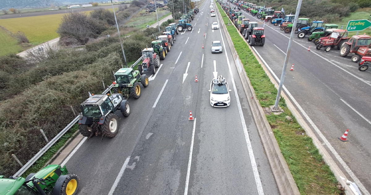 Αυξημένη η κίνηση στην Εθνική στη Βοιωτία