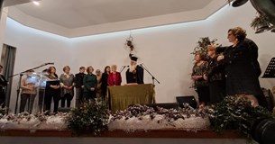 Κατάμεστη η αίθουσα εκδηλώσεων της Εστίας Μητέρας για την κοπή Βασιλόπιτα