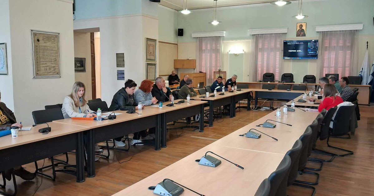 Συνεδρίασε το Σ.Τ.Ο.Π.Π. του Δήμου Χαλκιδέων εν όψει της αντιπυρικής περιόδου