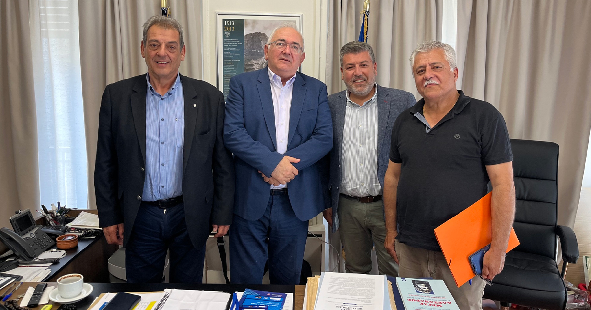 Συνάντηση εργασίας του Δημάρχου Ορχομενού με τον Γ.Γ. Αυτοδιοίκησης & Αποκέντρωσης του Υπ. Εσωτερικών
