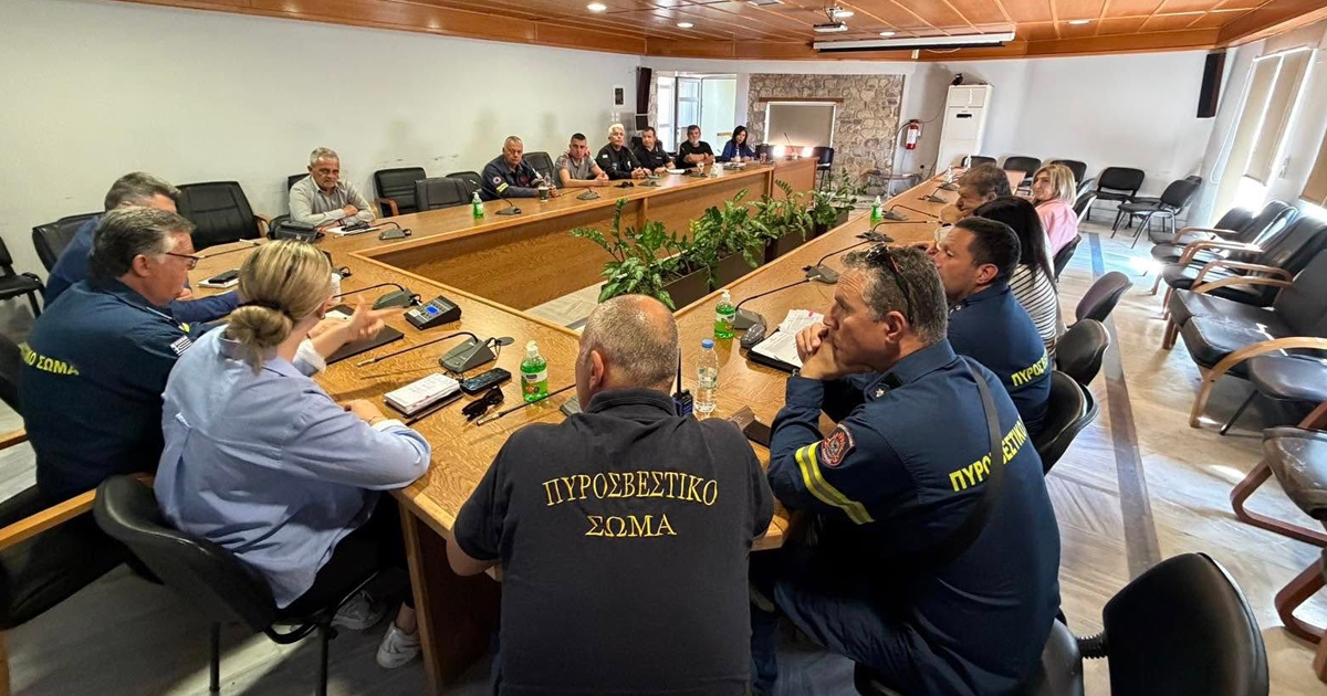 Συνεδρίαση της Πολιτικής Προστασίας Δήμου Τανάγρας για την περιοχή Πλάκας Δηλεσίου