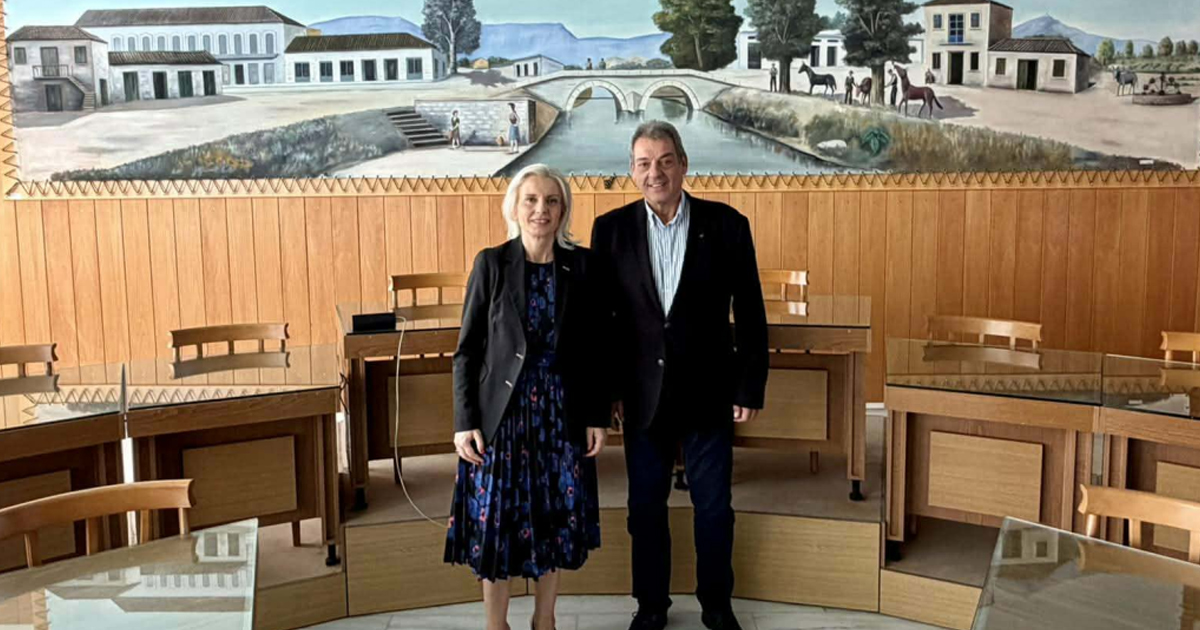Συνάντηση του Δημάρχου Ορχομενού με την Γ.Γ. Αποκεντρωμένης Διοίκησης Θεσσαλίας-Στερεάς Ελλάδας