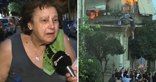 «Αν έφευγα, να πήγαινα με τη σημαία, σαν Ελληνίδα», λέει η 75χρονη που σώθηκε από το φλεγόμενο σπίτι στην Καλλιθέα