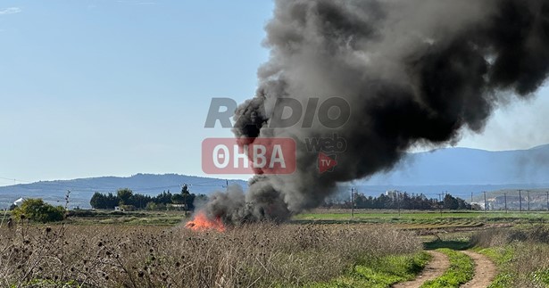 Ξέσπασε φωτιά στο Ύπατο - Στο σημείο μεγάλη δύναμη της πυροσβεστικής