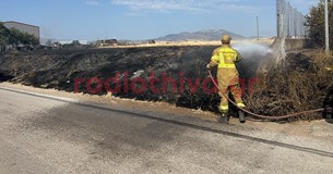 Φωτιά ανάμεσα σε δύο επιχειρήσεις στη Θήβα - Η άμεση επέμβαση της Πυροσβεστικής απέτρεψε τα χειρότερα