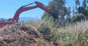 Ξεκίνησε ο καθαρισμός των ρεμάτων στις πυρόπληκτες περιοχές της Βοιωτίας