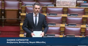 Συζήτηση στη Βουλή για τα προβλήματα του ΟΣΔΕ και το πρόγραμμα «Νέοι Αγρότες 2024» από το Γιάννη Σαρακιώτη