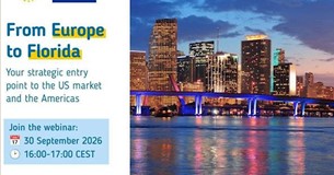 ΣΒΘΣΕ - Webinar με θέμα: Από την Ευρώπη στη Florida: Στρατηγική είσοδος στην αγορά των ΗΠΑ ΣΒΘΣΕ - Webinar με θέμα: Από την Ευρώπη στη Florida: Στρατηγική είσοδος στην αγορά των ΗΠΑ