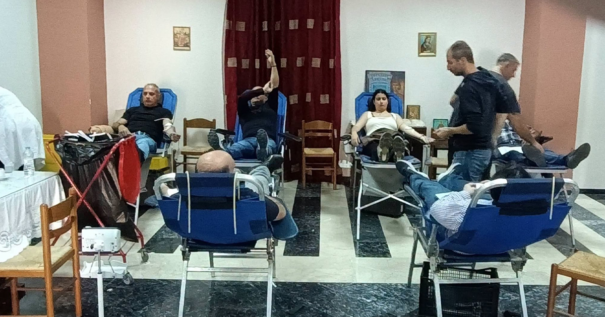 Ομάδα Αιμοδοτών Θήβας: 75 μεγάλα ματωμένα ευχαριστώ