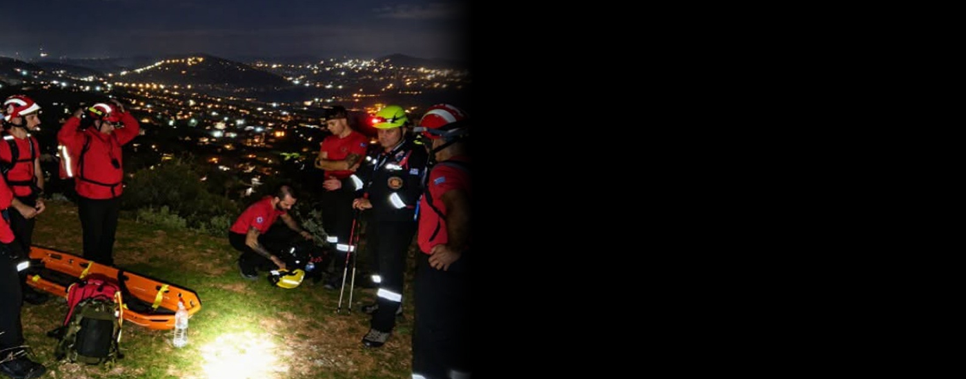 Λιβαδειά: Νυχτερινή άσκηση ορεινής διάσωσης με 10 εθελοντές και τη συνδρομή drone