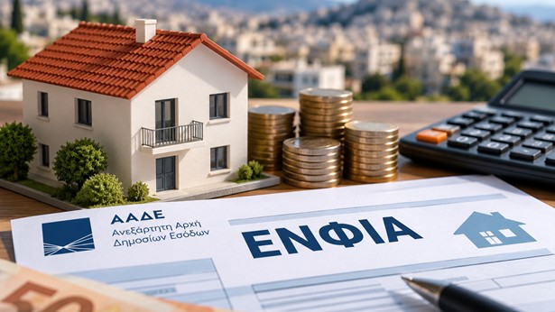 ΕΝΦΙΑ 2026: Μείωση 50% για χιλιάδες ιδιοκτήτες - Πώς θα δείτε το νέο εκκαθαριστικό ΕΝΦΙΑ 2026: Μείωση 50% για χιλιάδες ιδιοκτήτες - Πώς θα δείτε το νέο εκκαθαριστικό