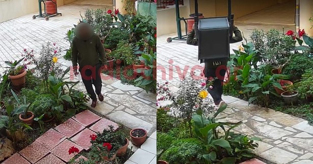 Θήβα: Μπήκε σε αυλή σπιτιού στο κέντρο της πόλης και έκλεψε καρέκλες - Καταγράφηκε από κάμερα ασφαλείας Θήβα: Μπήκε σε αυλή σπιτιού στο κέντρο της πόλης και έκλεψε καρέκλες - Καταγράφηκε από κάμερα ασφαλείας