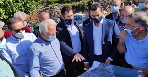Επίσκεψη του Υφυπ. ΑΑΤ σε έργα αγροτικών υποδομών της Π.Ε. Φωκίδας
