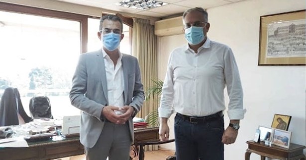 Συνάντηση του Δημάρχου Θηβαίων με τον Υπ. Εσωτερικών