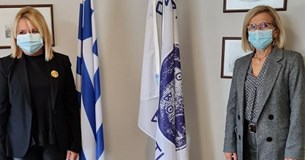 Συνάντηση της Γιώτας Πούλου με την Αντιπεριφερειάρχη Π.Ε. Βοιωτίας