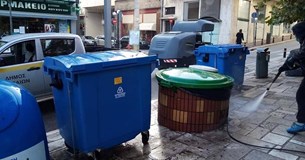 Στην απολύμανση κάδων απορριμμάτων και ανακύκλωσης προχωρά ο Δήμος Θηβαίων Στην απολύμανση κάδων απορριμμάτων και ανακύκλωσης προχωρά ο Δήμος Θηβαίων