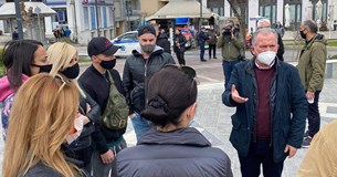 Γιώργος Μουλκιώτης: Παρών στην διαμαρτυρία επαγγελματιών εστίασης στη Λιβαδειά - Ουσιαστικά μέτρα ΤΩΡΑ, πριν είναι πολύ αργά